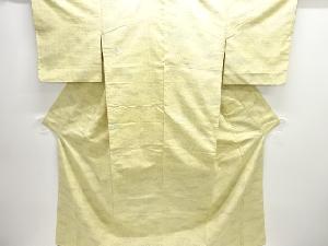 雲模様織り出し十日町紬着物